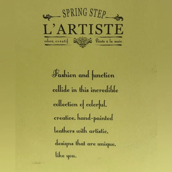 Spring Step L’Artiste Aneria Red Mary Jane Leather Clogs Size 37 (US 6.5–7) NWB - Picture 12 of 12